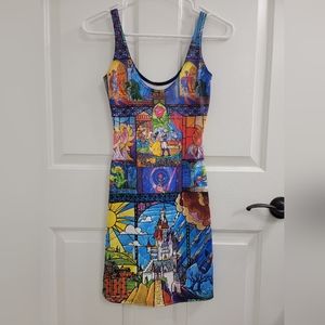 Blackmilk Disney Tale as old as time dress